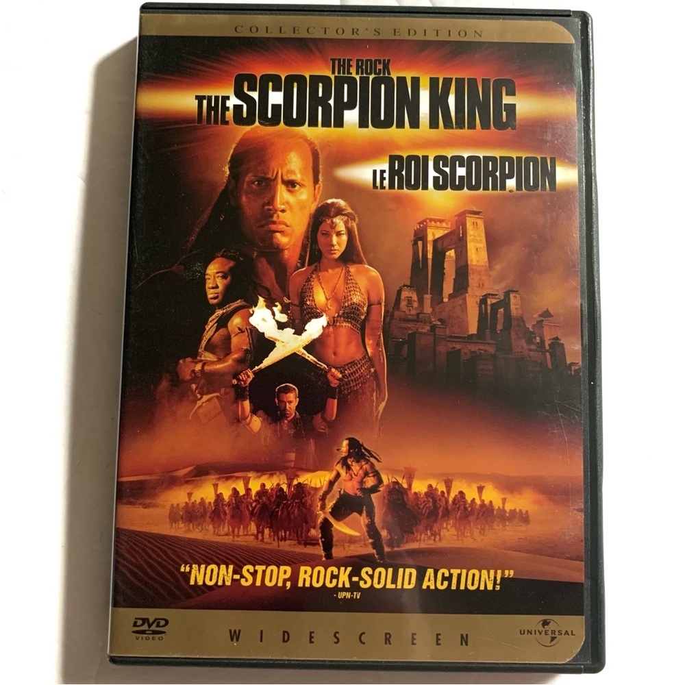 The Scorpion King DVD Movie The Rock